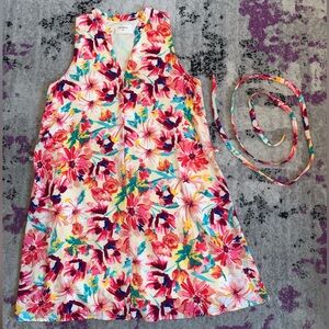 Everly vibrant floral summer dress!